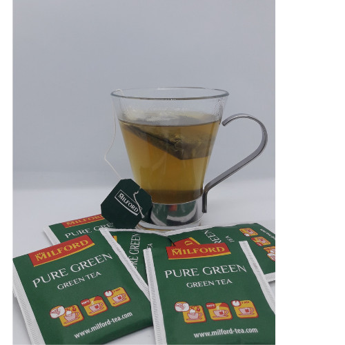 2 x Milford Pure Green Tea 20×1,75g Each Buyer Get a GIFT!No shipping to USA