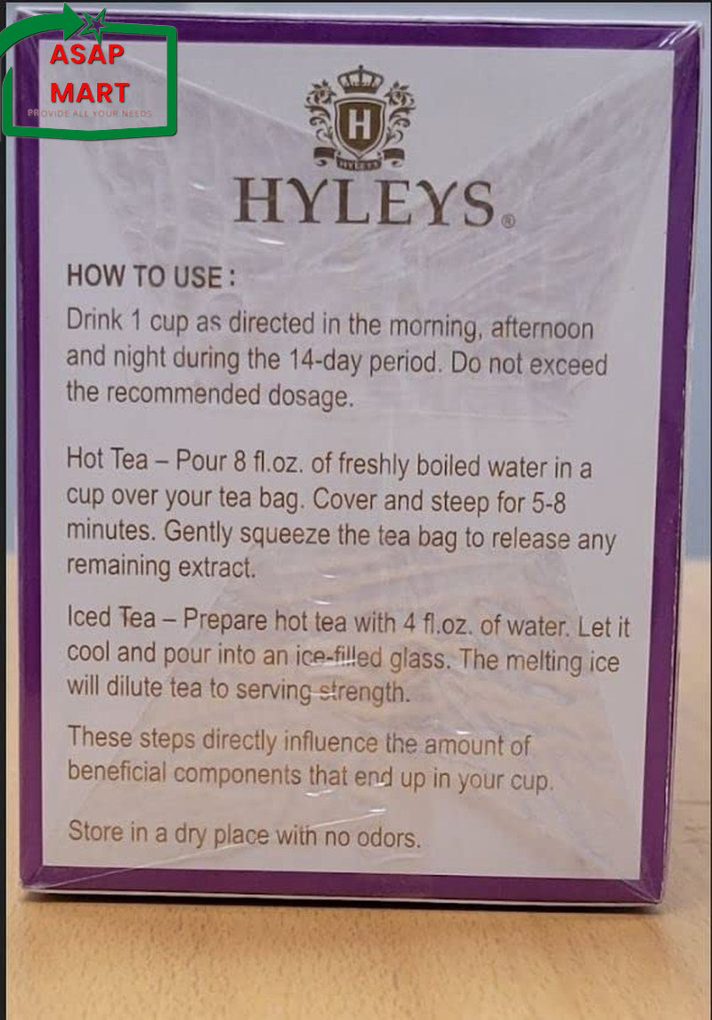 HYLEYS 14 Day Weight Loss Tea – 42 Tea Bags – Garcinia Cambogia, Matcha Green Te