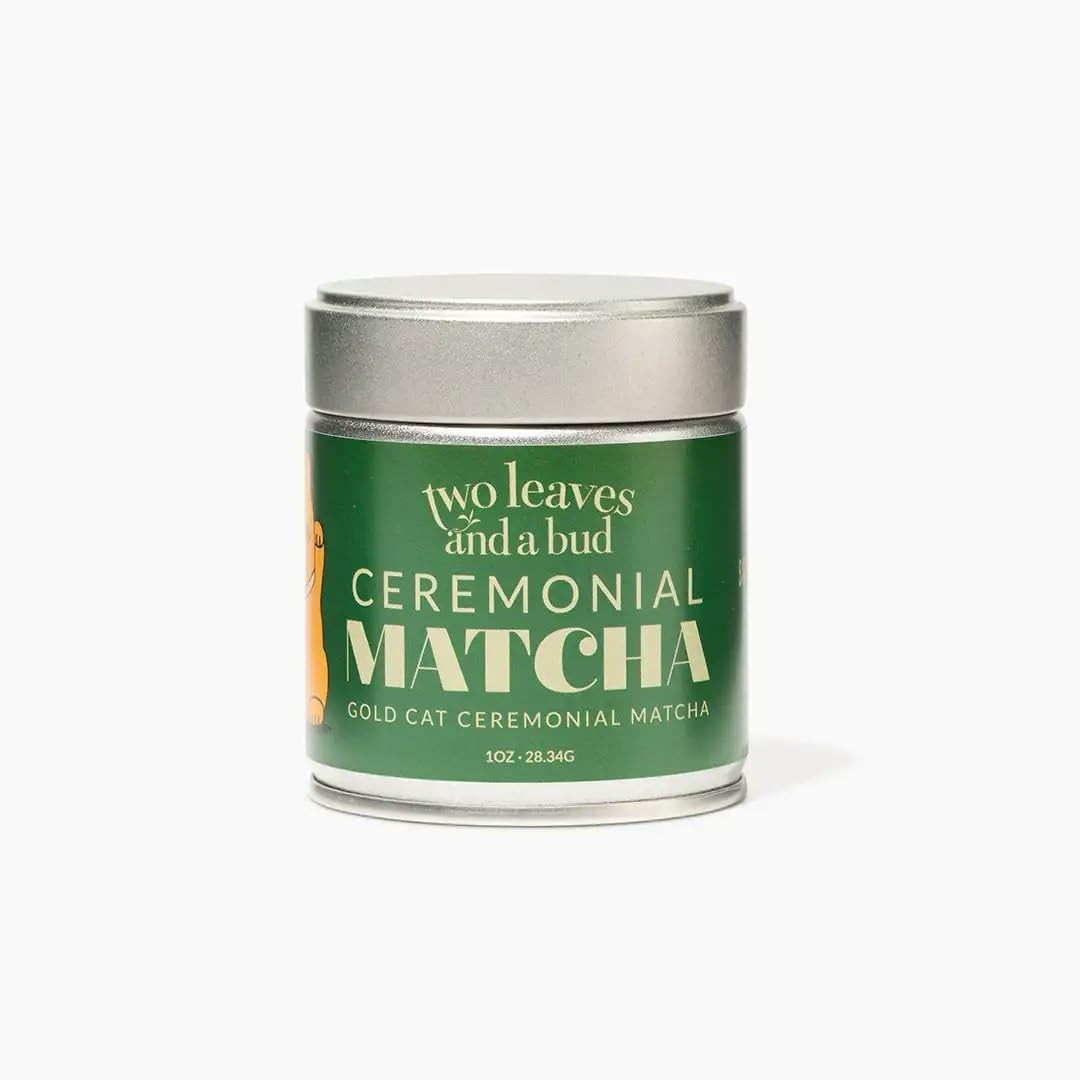 Two Leaves and a Bud Organic Ceremonial Matcha Green Tea 18 Servings, 100 Jap…