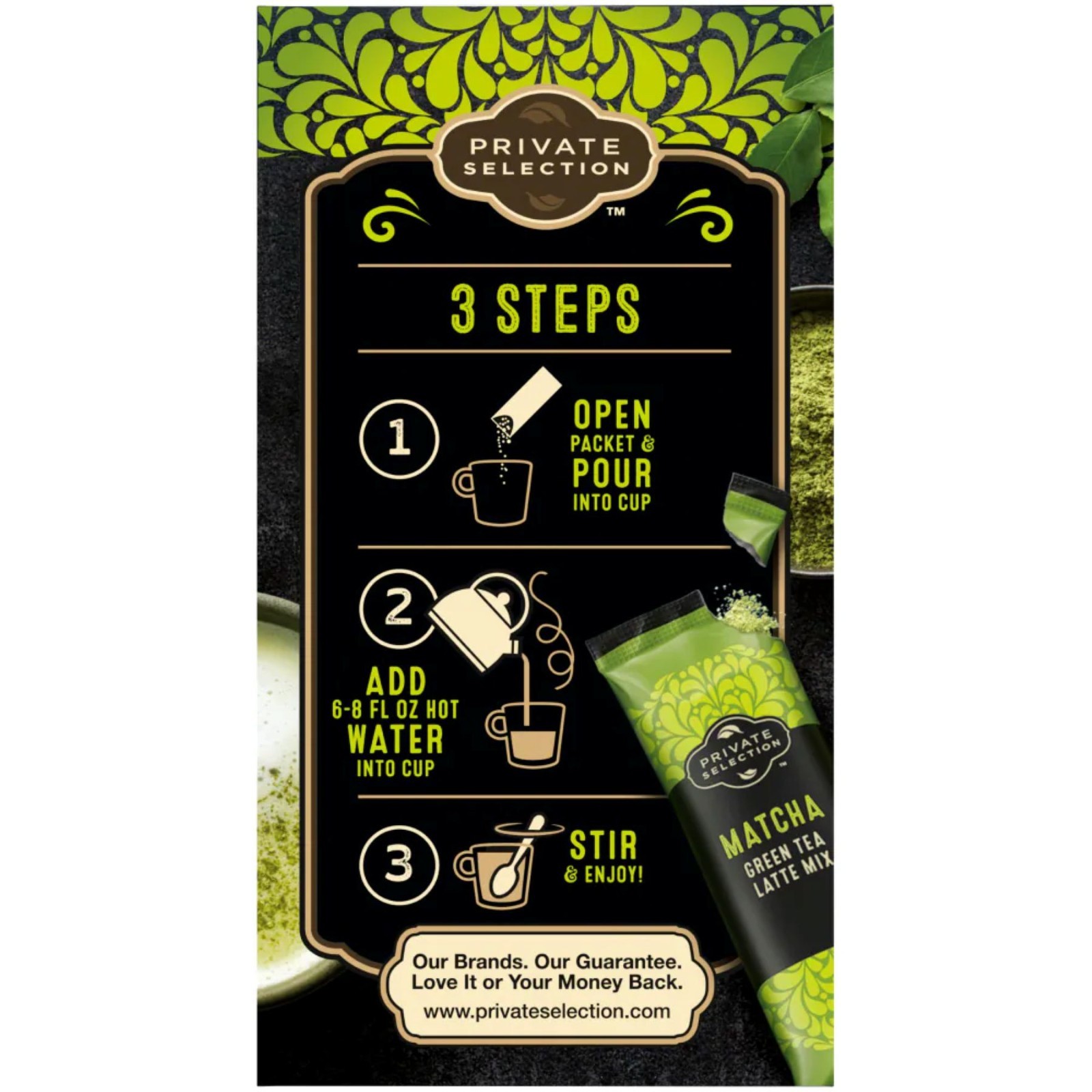 Private Selection Matcha Green Tea Latte Mix 10 ct