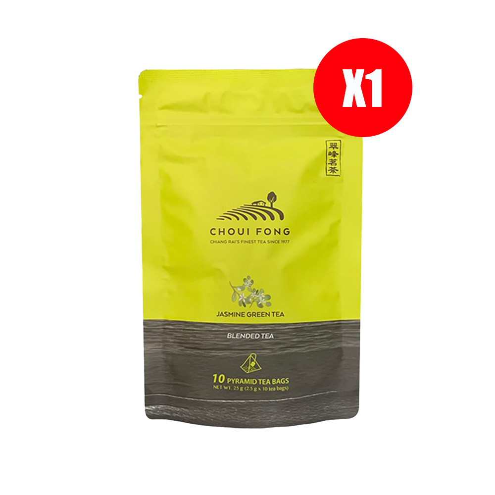 CHOUI FONG Jasmine Green Tea 25 g (2.5 g x 10 Bag) Product of Thailand
