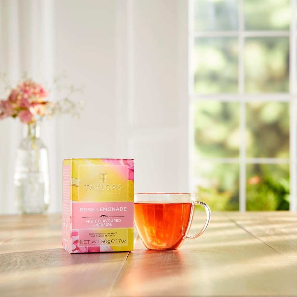 Taylors of Harrogate Rose Lemonade Infusion Individually 20 Count (Pack 1)