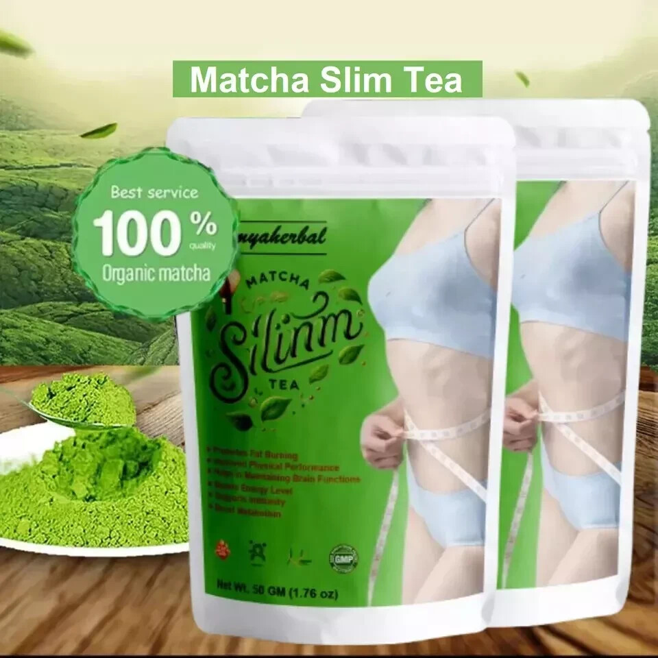 Matcha Slim Green Tea (50gm) Weight Management High In Antioxidants Detoxifying