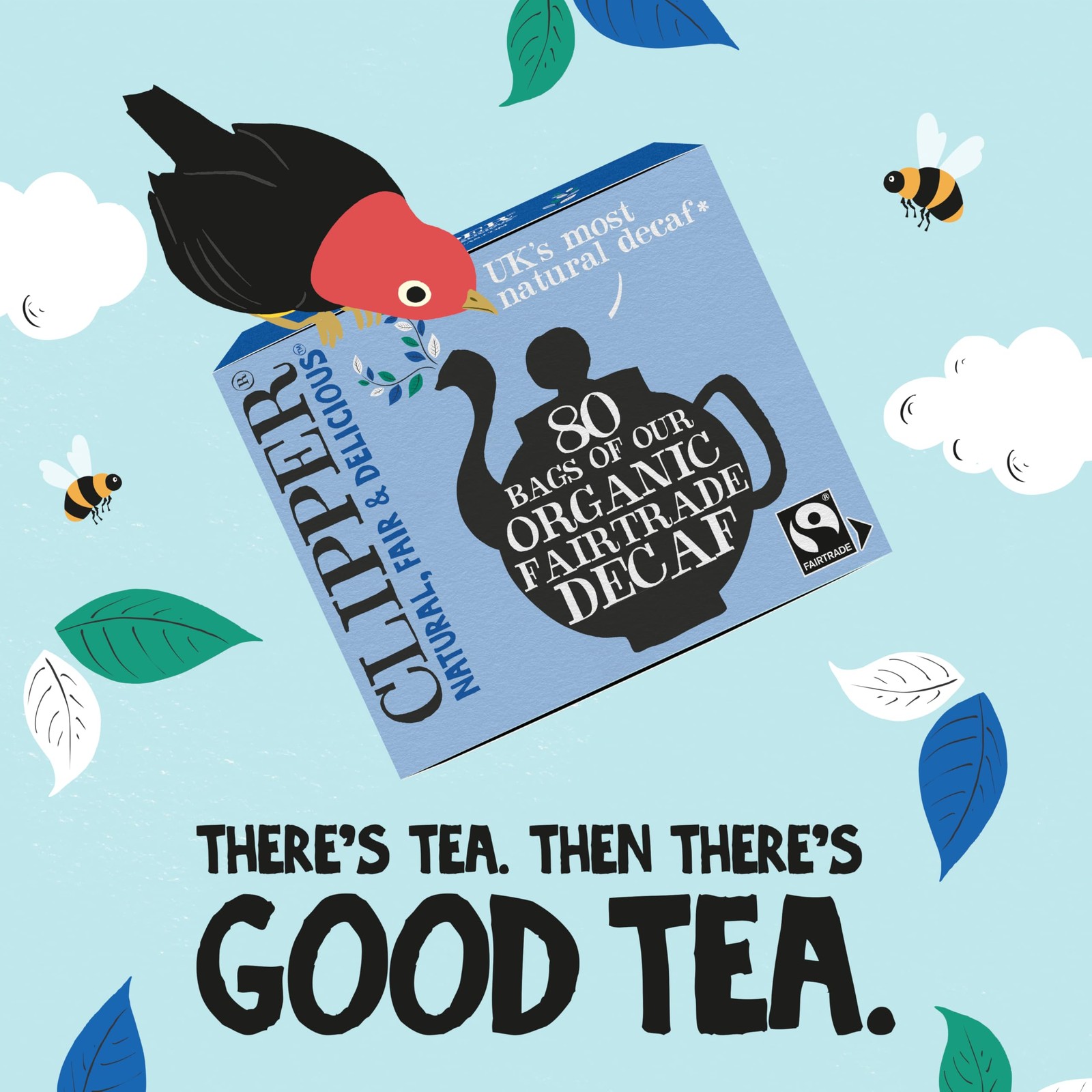 , Organic Decaf, Plant-Based, Decaffeinated Black Tea, Great Over Ice, 1 Pack…