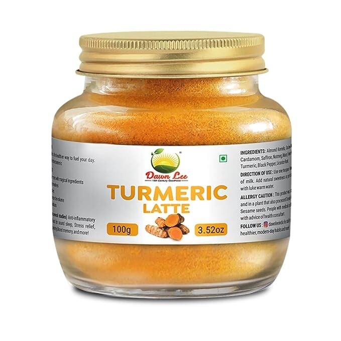 Turmeric Latte Lal Haldi Doodh Masla Dry Fruit High Curcumin Immunity Boost 100g