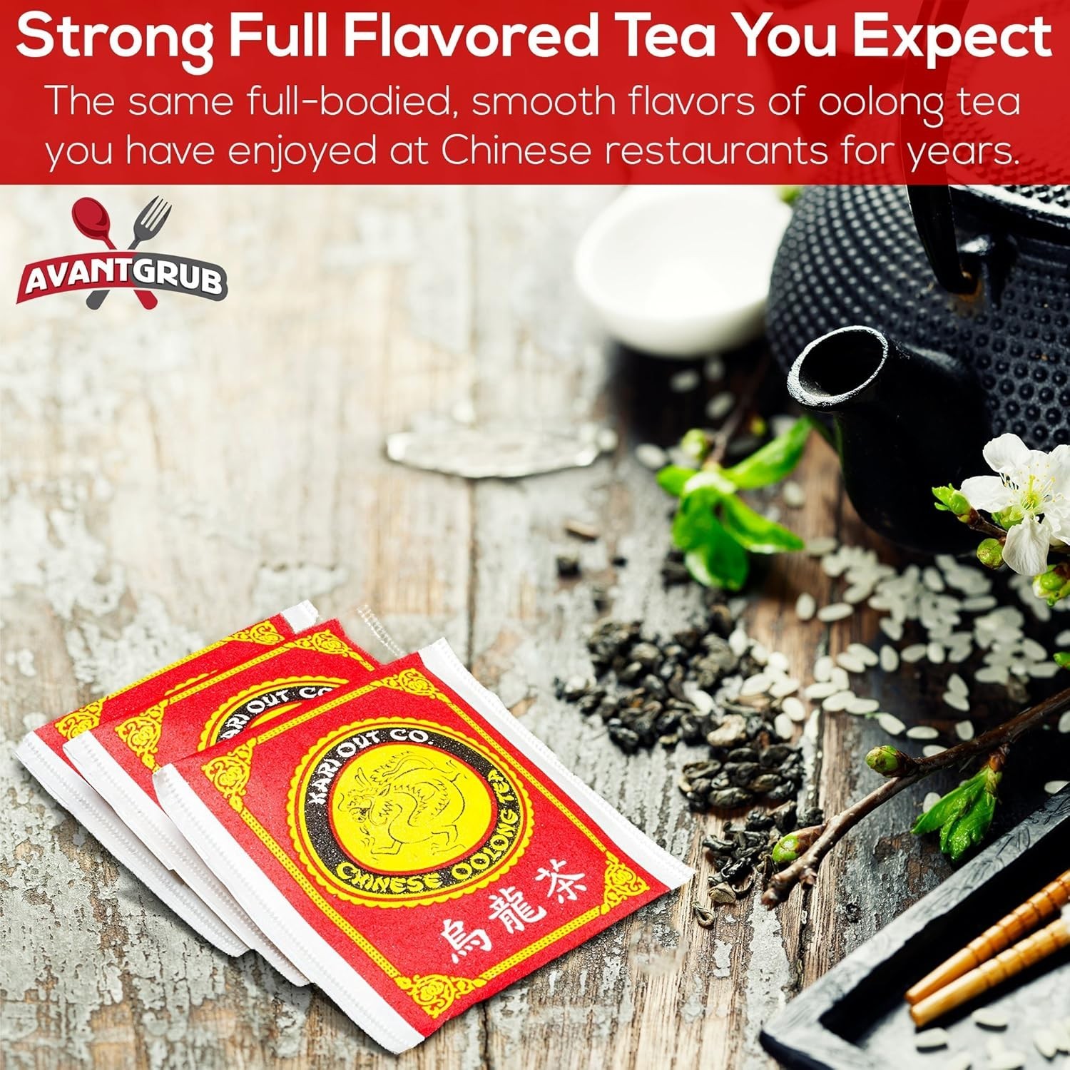 Oolong Tea Sachets 600 Count – Hot or Iced Caffeinated Drink