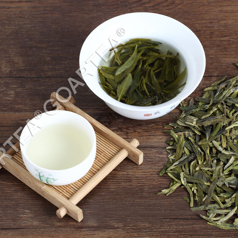 GOARTEA Xihu Longjing Dragon Well Long jing Green Tea Chinese Spring Loose Leaf