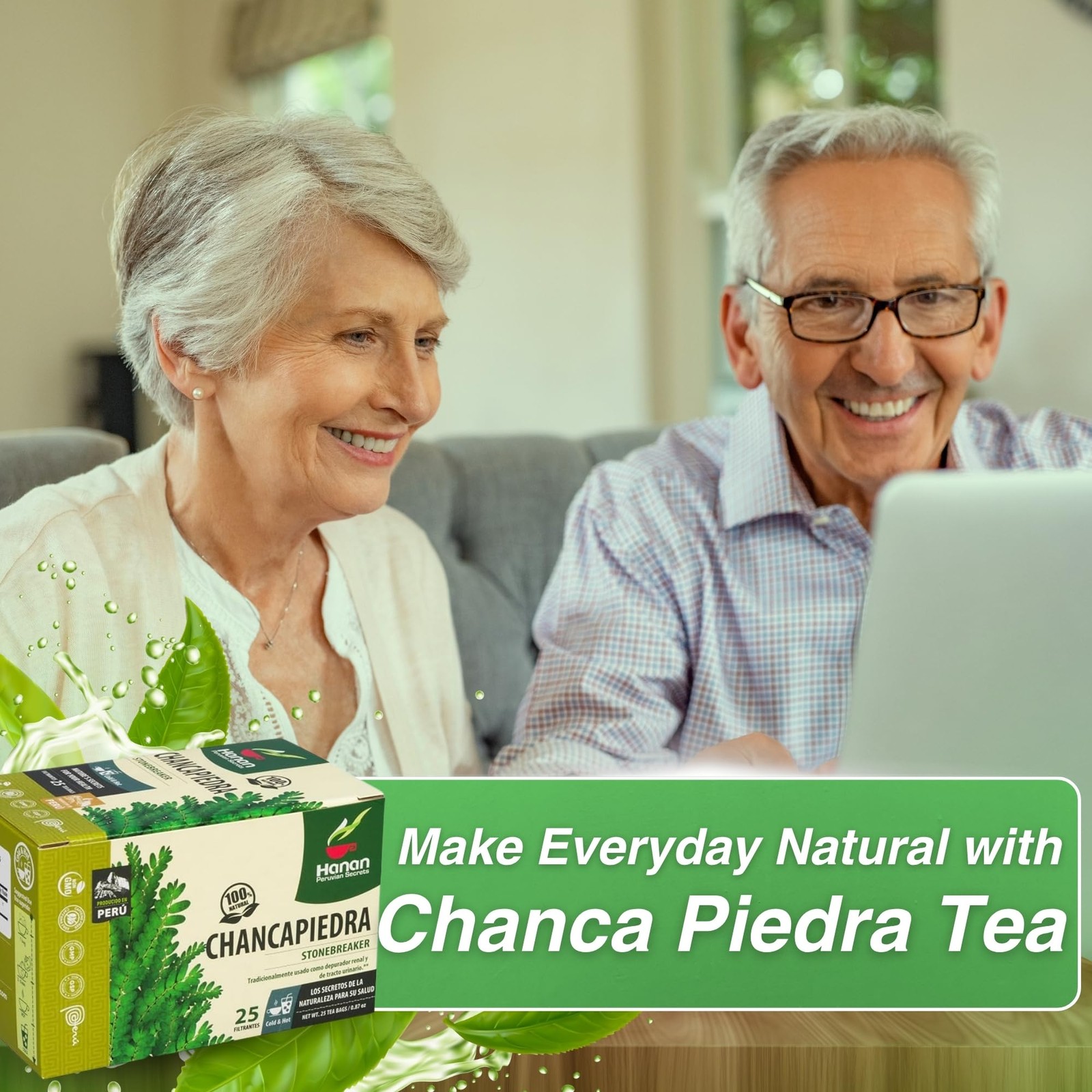 Hanan Chanca Piedra Tea – 25 Teabags of Chanca Piedra Stone Breaker Tea Leaves