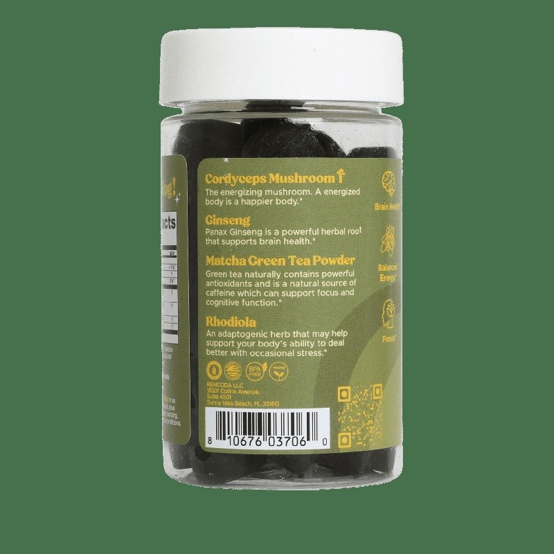Super Matcha Gummies 2Pack Energy Focus Cognitive Support Ginseng 30ct New