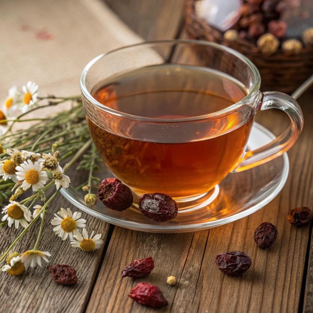Sweet Floral Tea Blend for Third Trimester Pregnancy and Postpartum Recovery