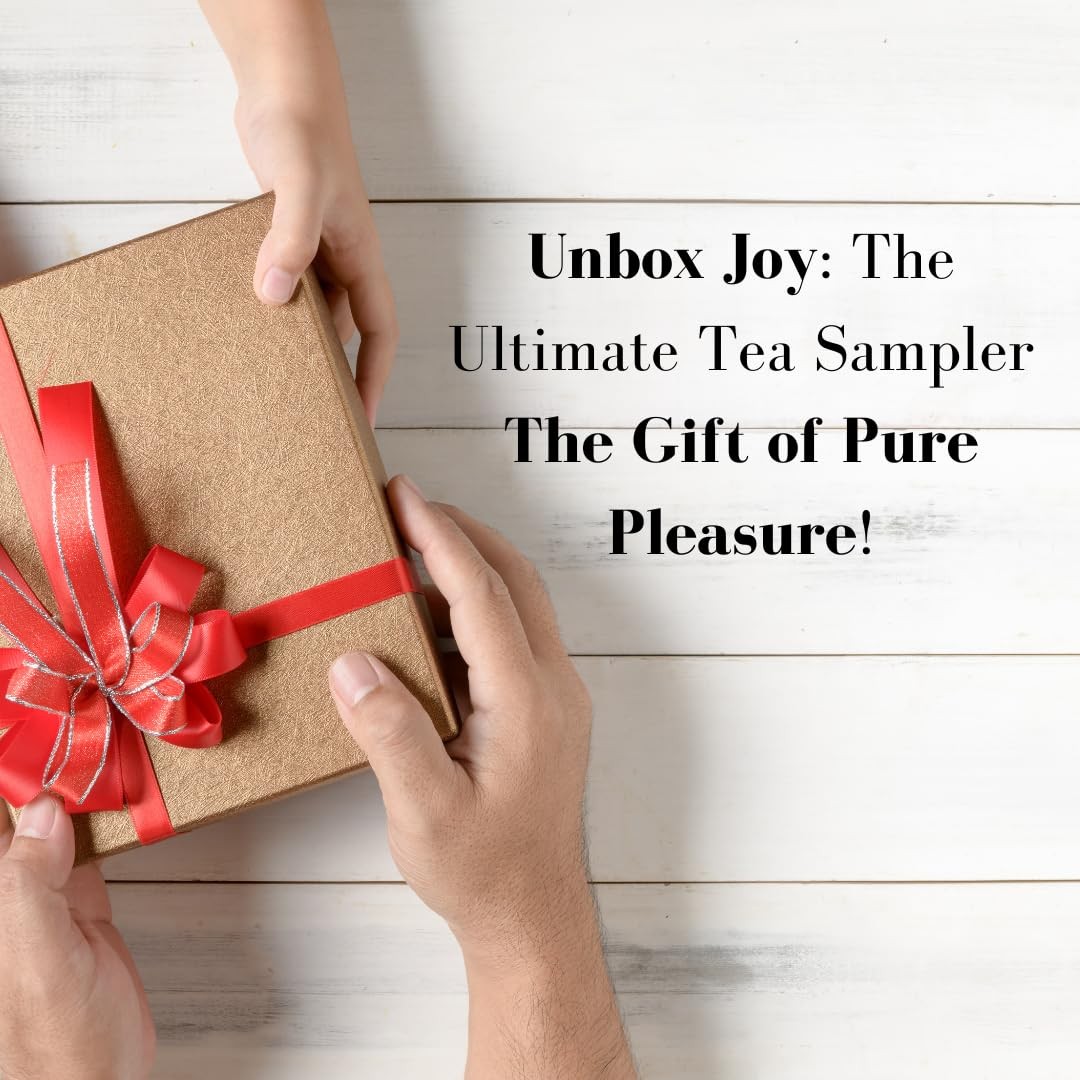 56-Piece Tea Sampler Gift Set – 14 Flavors, Premium Assorted Variety Pack wit…