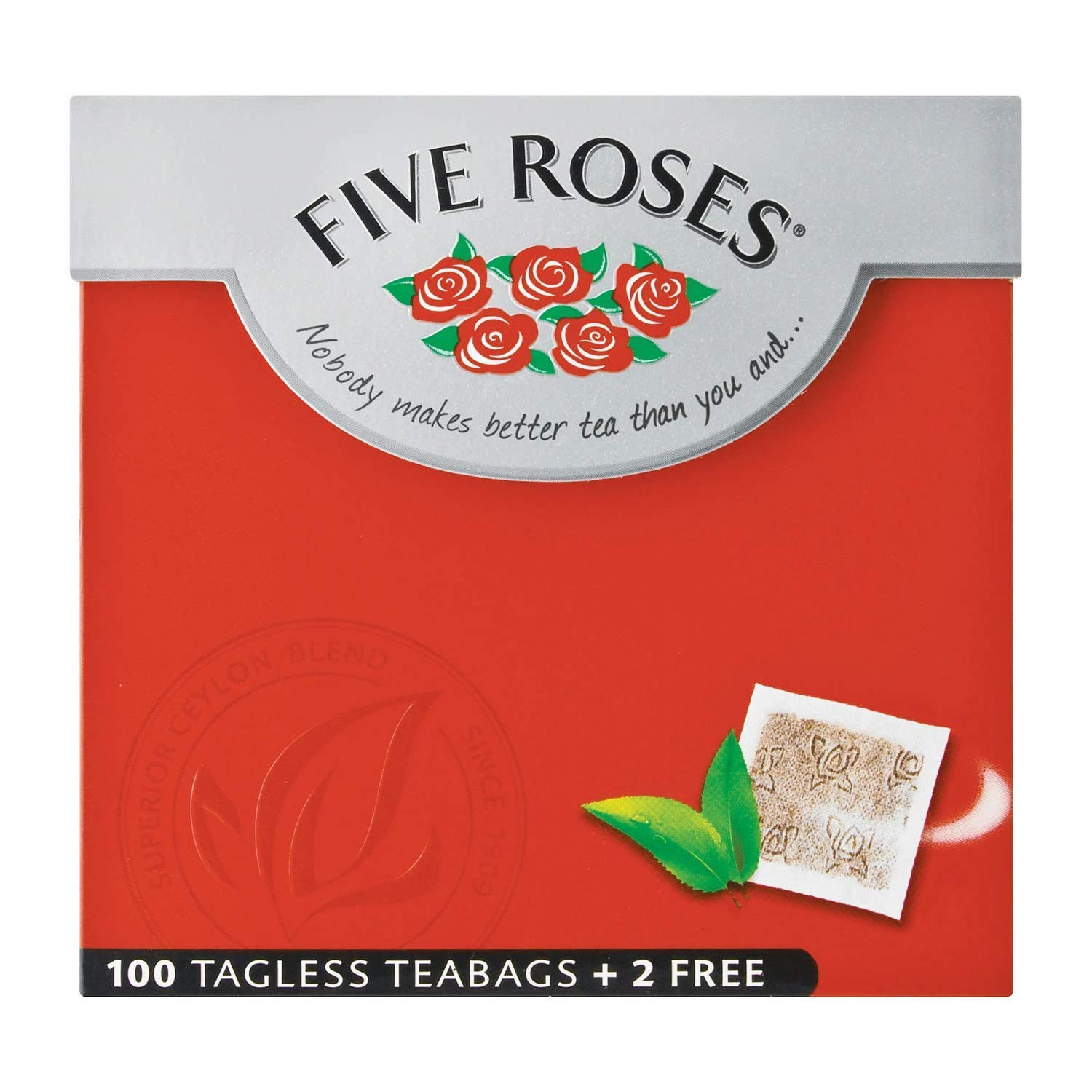 Tea, 100 Tagless Teabags