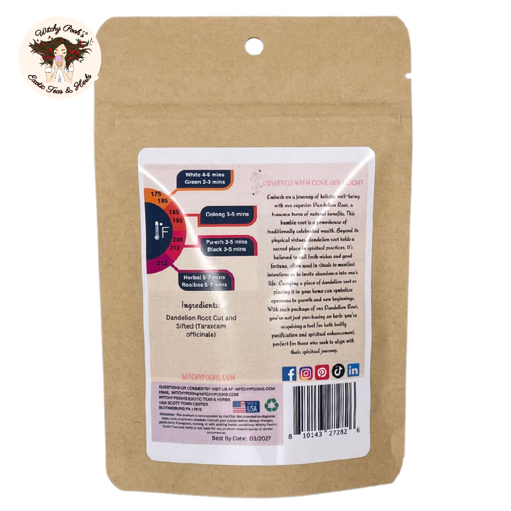Dandelion Root Loose Leaf Herbal Functional Tea