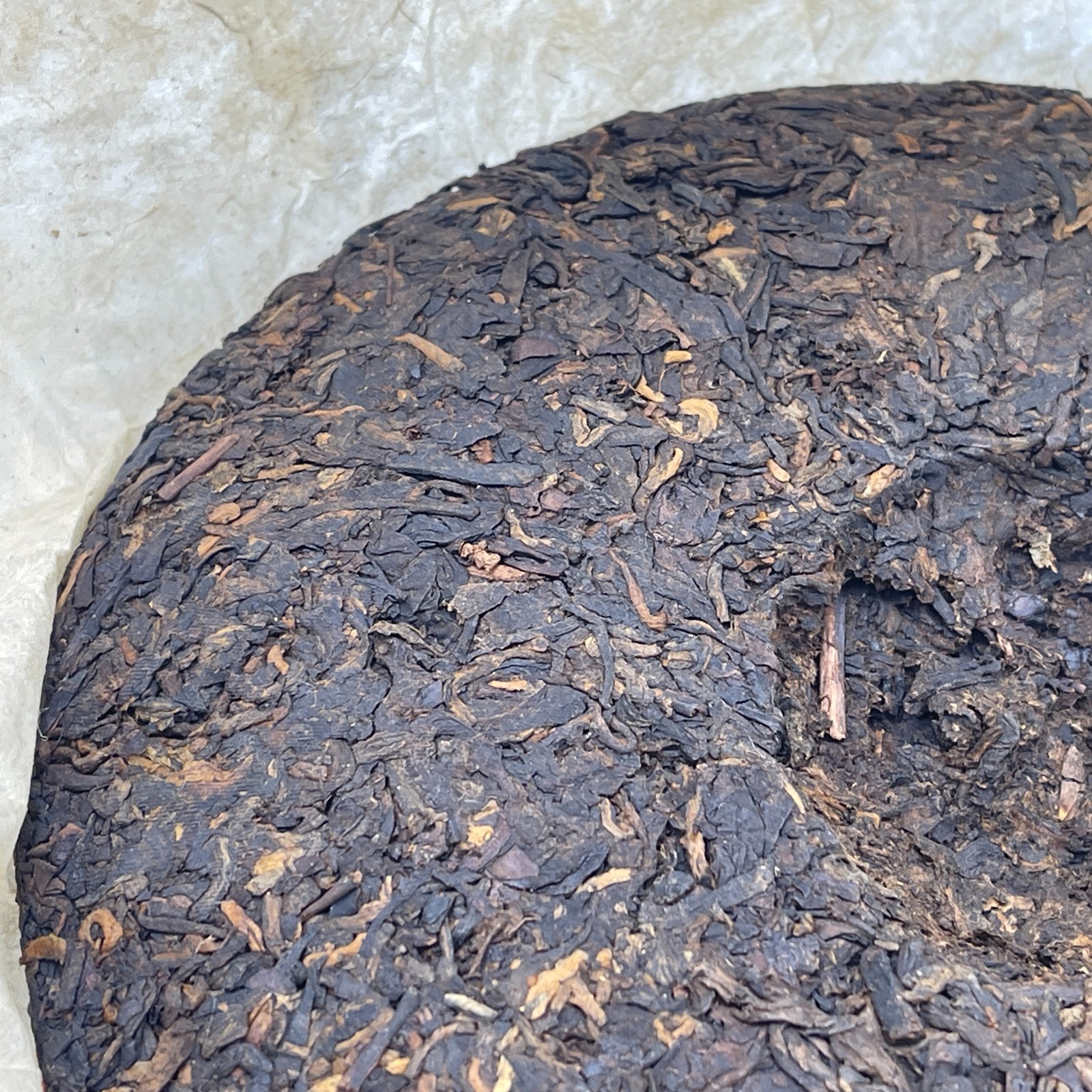 2001 Dahongyin Ripe Pu-erh Tea Cake, 357g, Customized by China Tea Brand