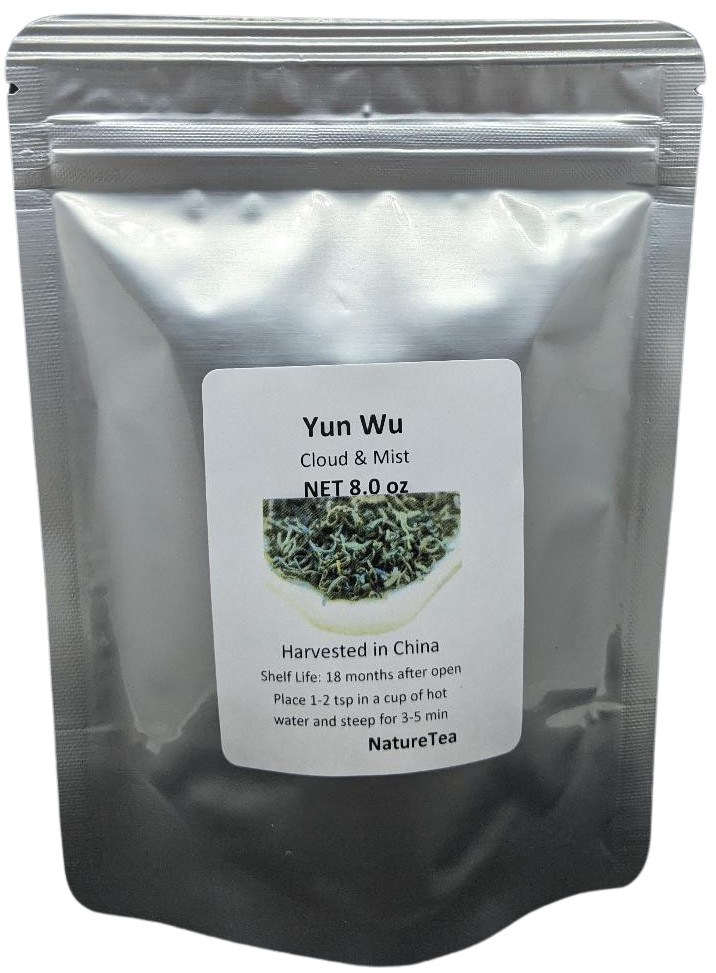 Yun Wu Green Tea – Cloud and Mist (雲霧) Green Tea – Loose Leaf from 100% Nature
