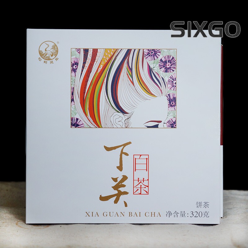 320g Xiaguan Jinggu Yue Guang Bai Moonlight White Pu-erh Tea Cake 2018 Raw Pu’er