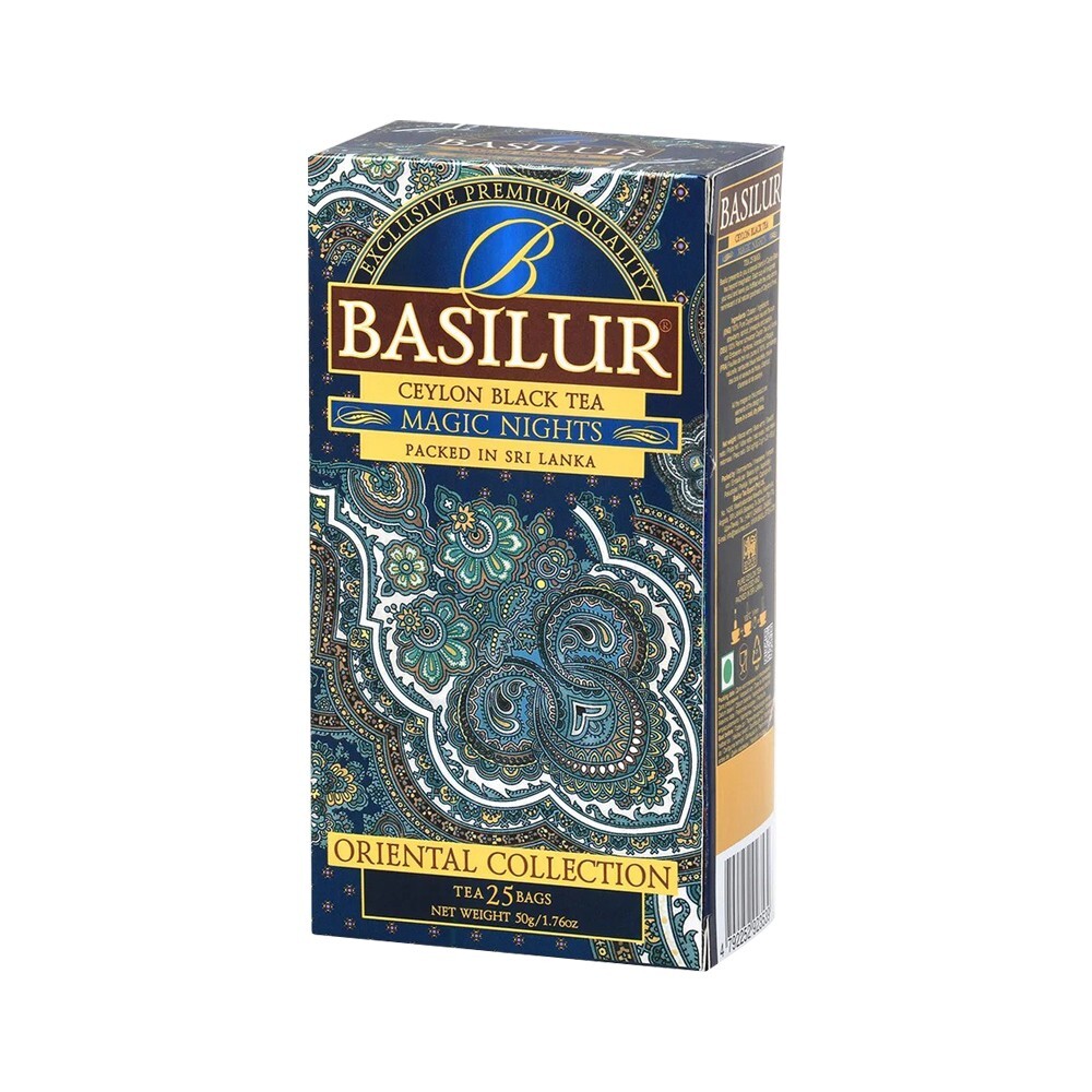 Basilur Magic Night Orintal Tea collection Black Tea, 25 bags