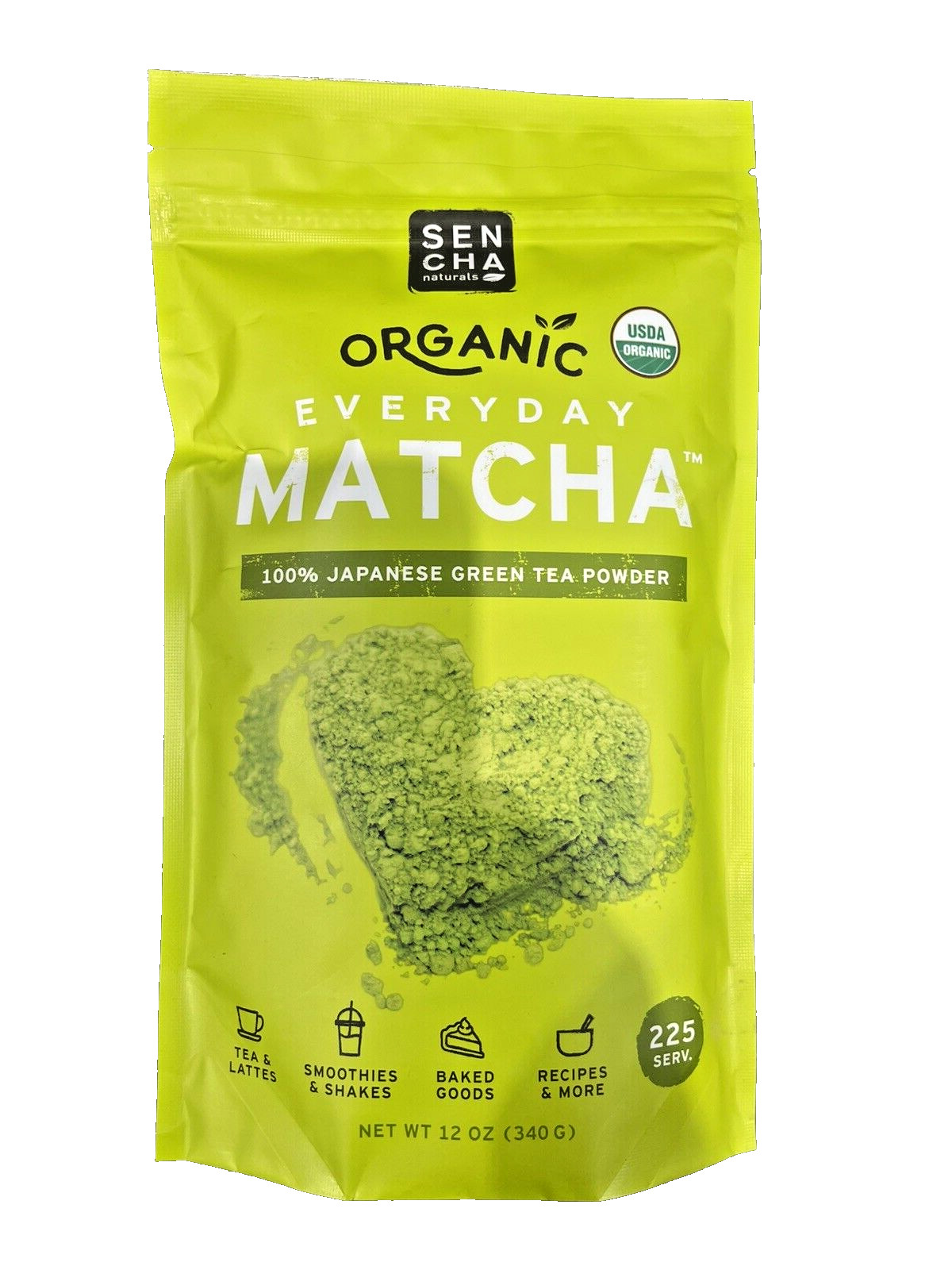 Naturals Everyday Matcha Japanees Green Tea Powder ORGANIC -12(OZ) 225 SERV-NEW