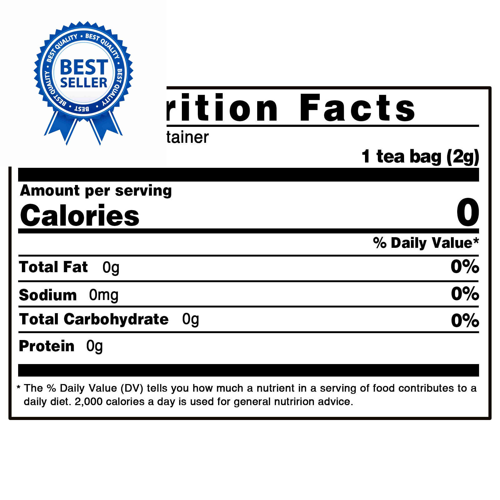 TEARELAE – Bitter Melon Tea Bags – 2g x 50 Count – 100% 50 (Pack of 1)