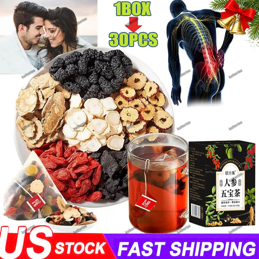 30pcs Ginseng six treasure tea , Kidney tea ,liver tea , red date kidney health