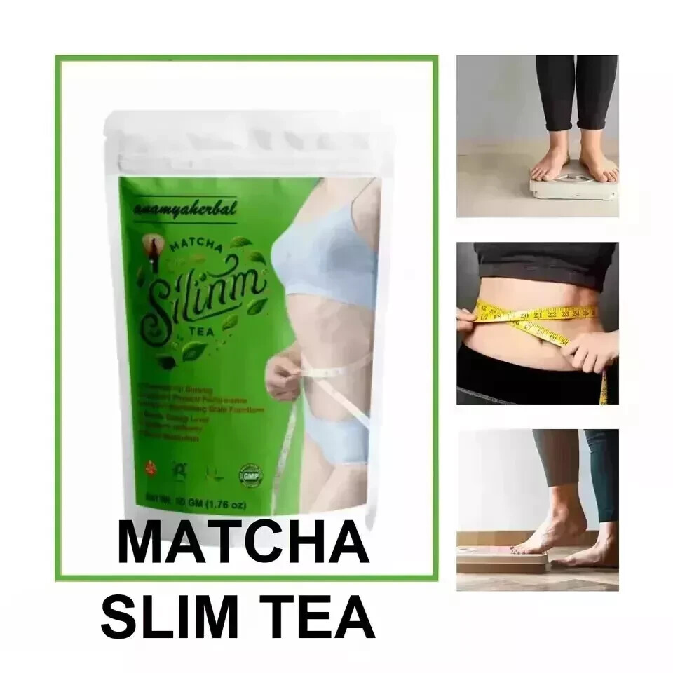 Matcha Slim Green Tea (50gm) Weight Management High In Antioxidants Detoxifying.