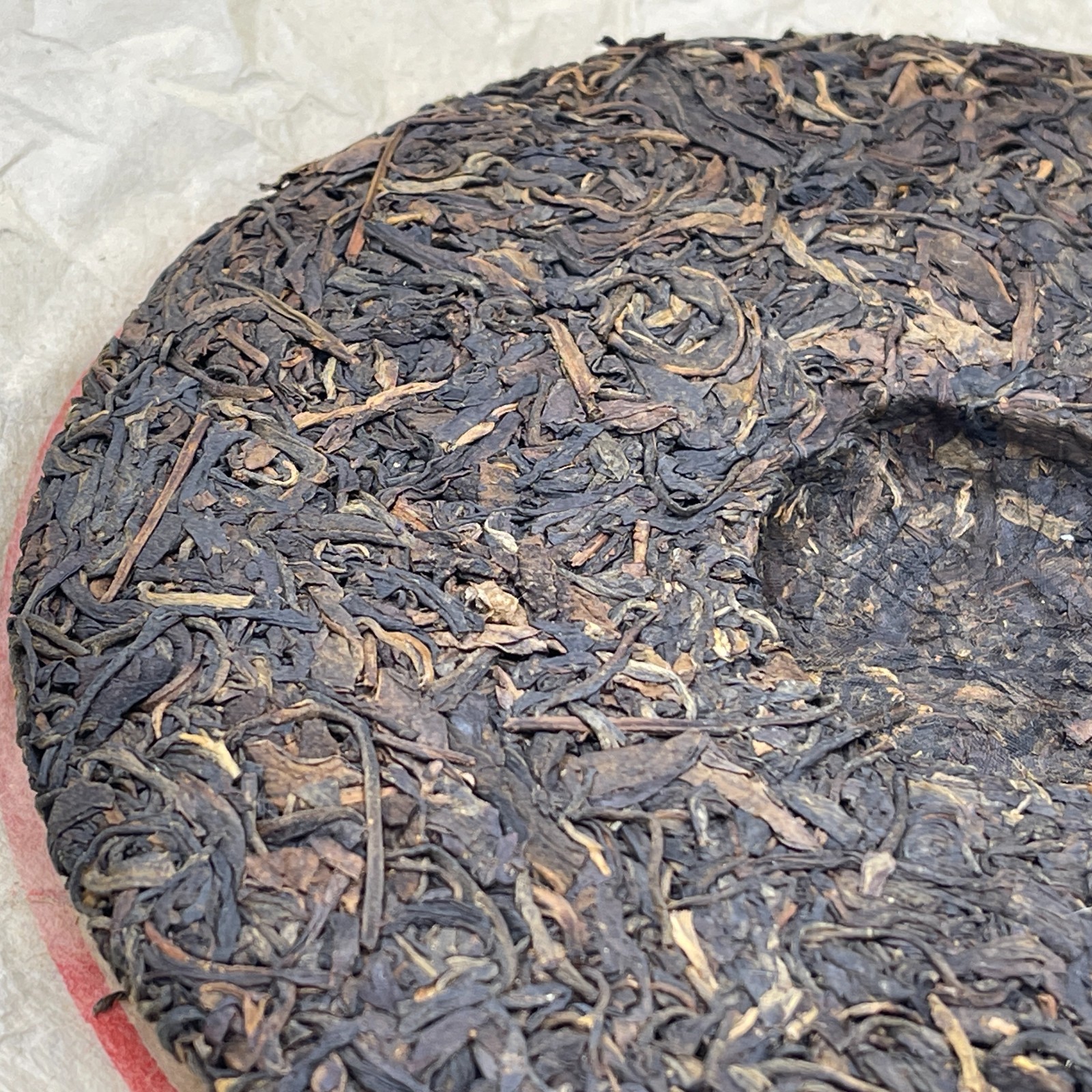 2003 Dahongyin Raw Pu-erh Tea Cake, 357g, Customized by China Tea Brand