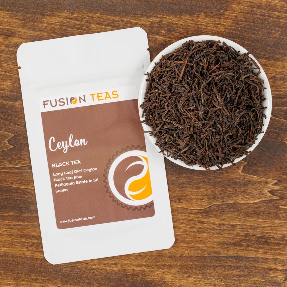 Ceylon Black Tea – Extra Fancy Loose Leaf from Sri Lanka | Fusion Teas