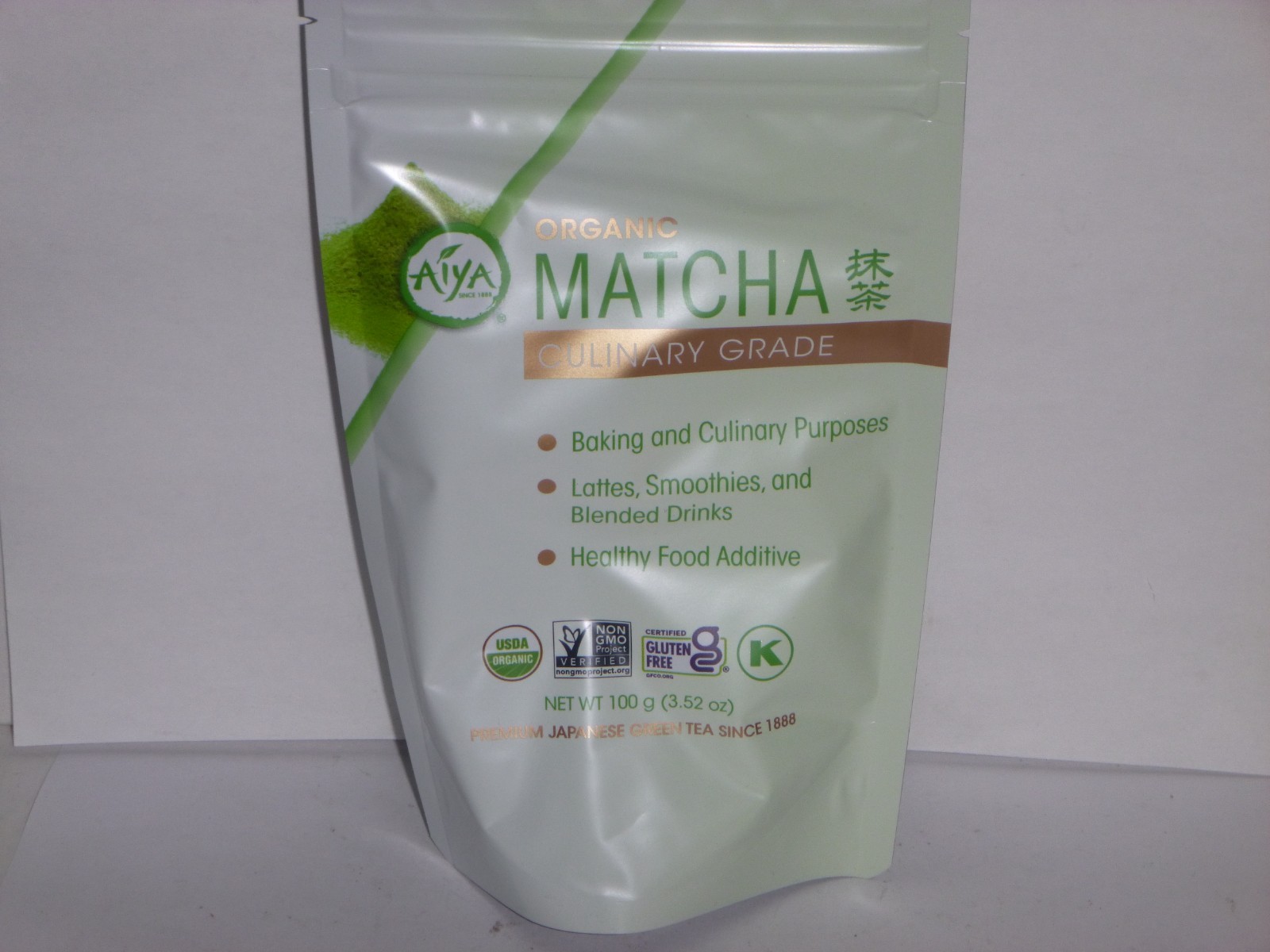 AIYA Organic MATCHA CULINARY Grade – 3.52 oz each – EXP 10/29/26