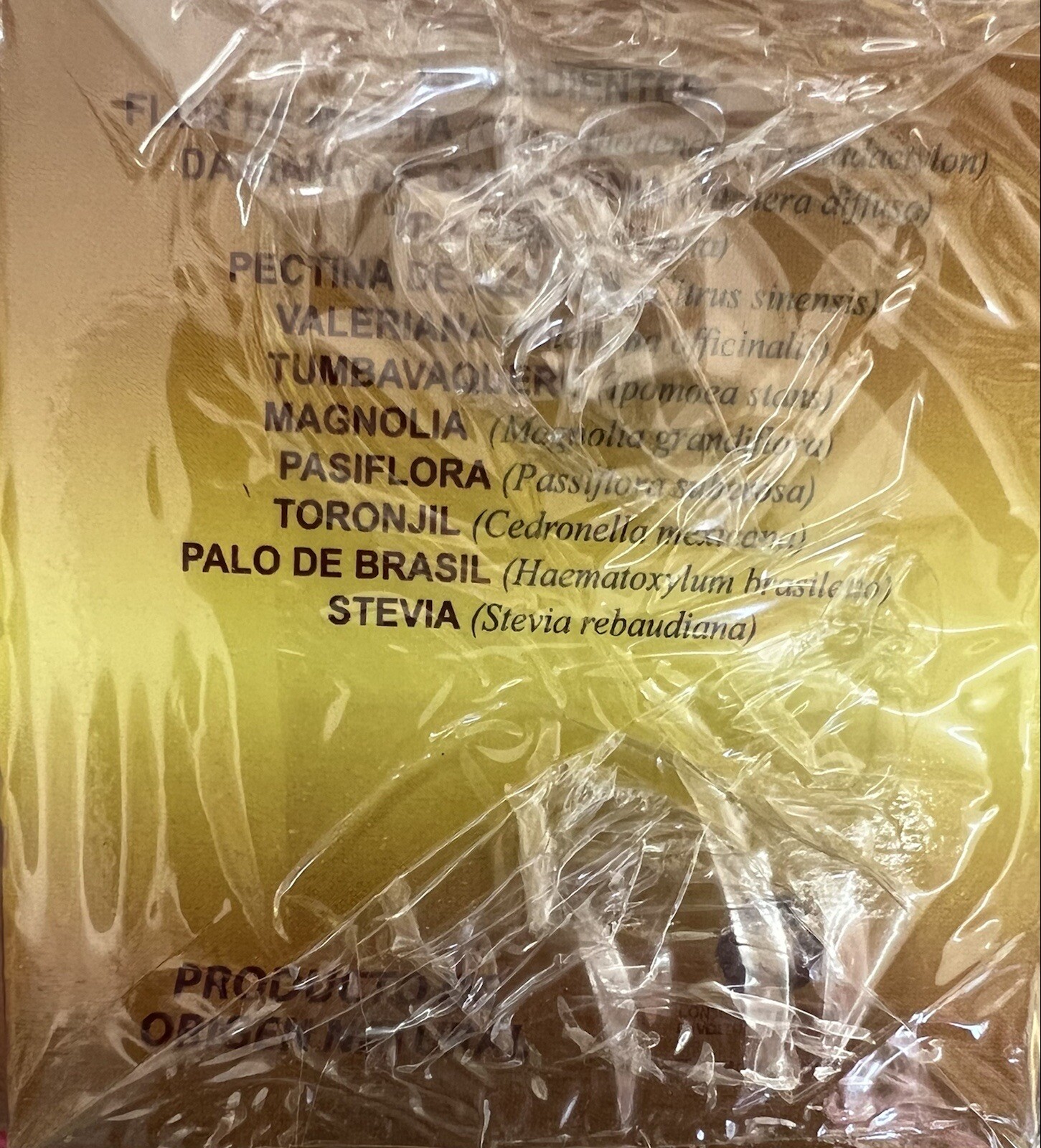 Te de manita 25 tea bags con toronjil pasiflora palo Brasil valeriana damiana