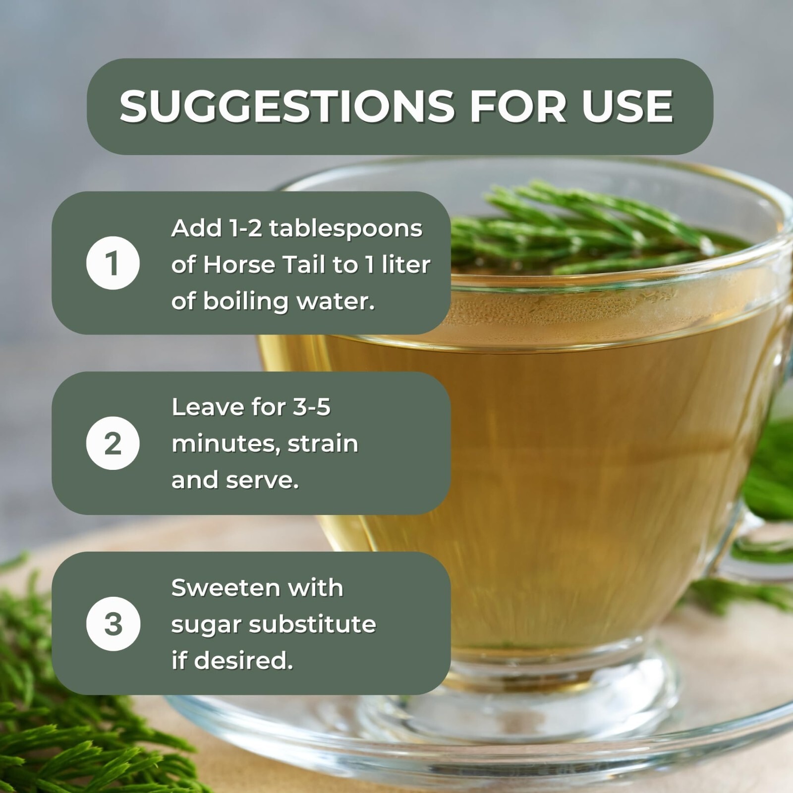 Horsetail Te de Cola de Caballo 40g / 1.4 Loose Herb from Peru