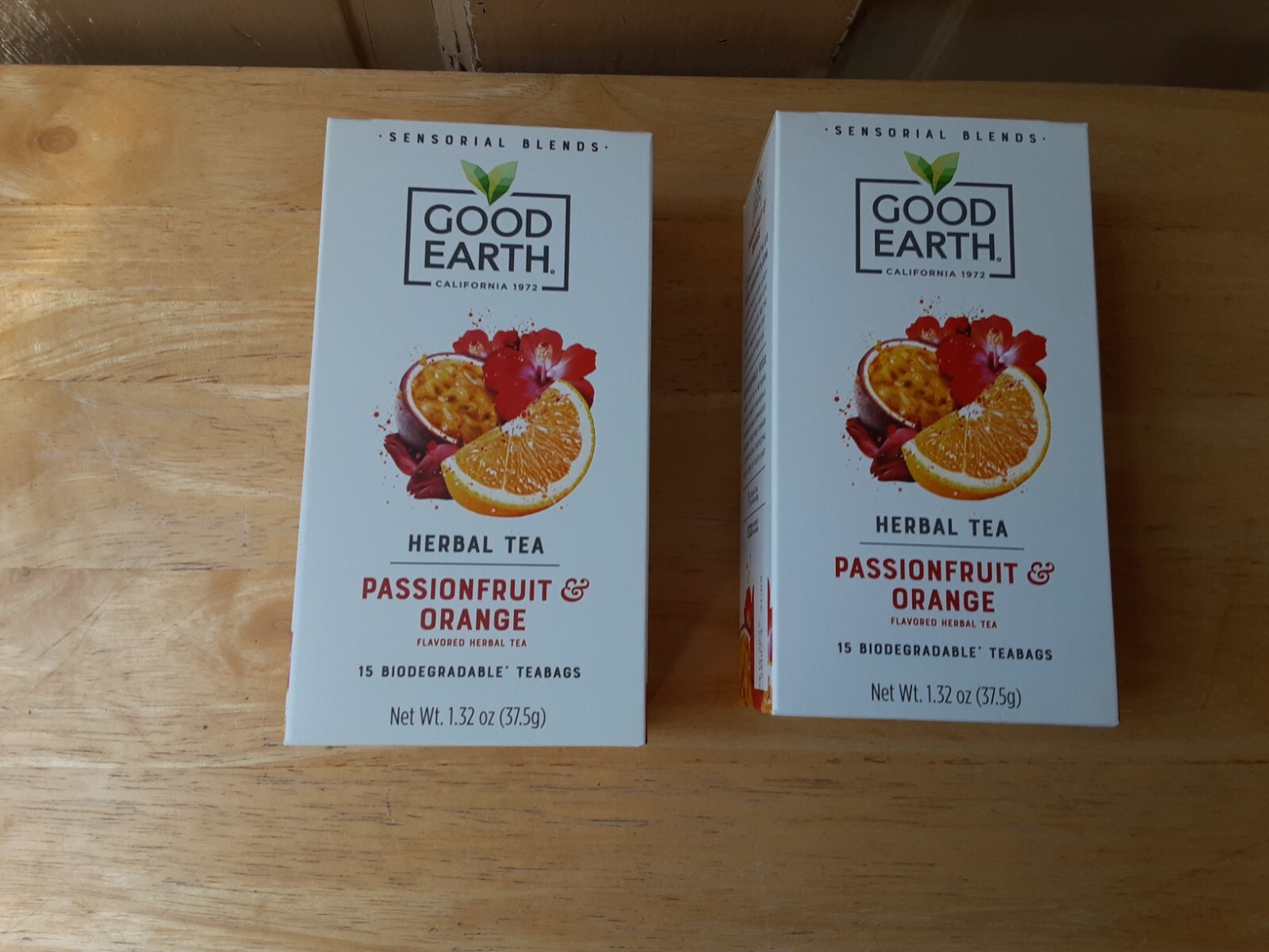 Good Earth Passionfruit & Orange Herbal Tea (30 Bags Total) EXP. 4-17-27
