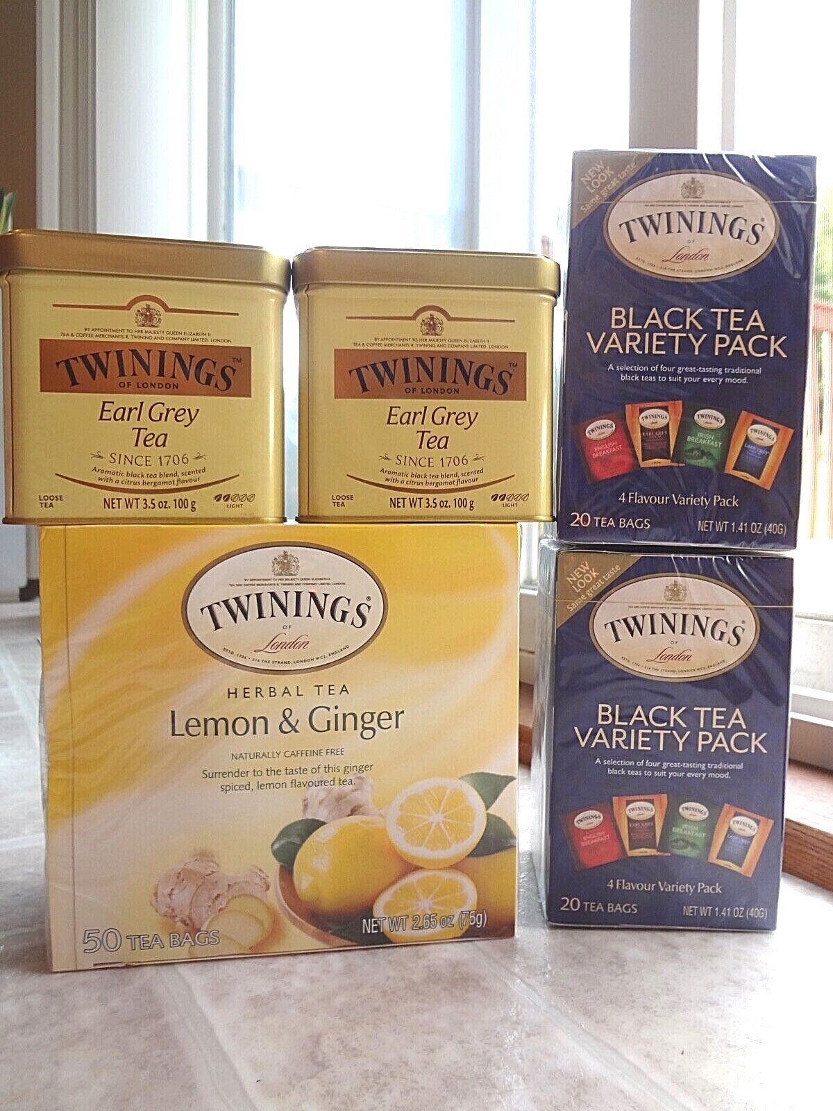 Assorted Twinings Tea Set (New) Free Shipping