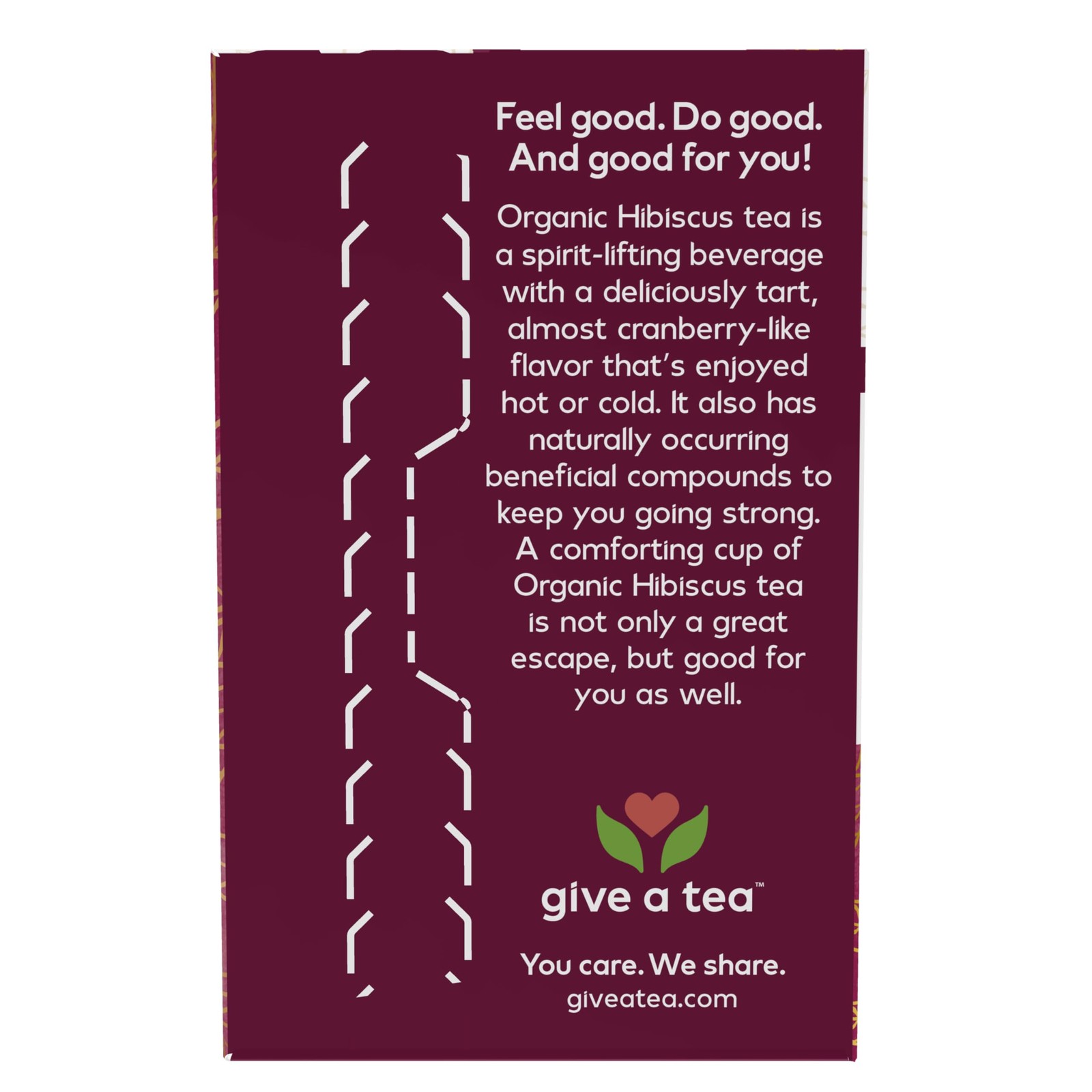 Organic Hibiscus Tea 24 Count Relaxing Tart Cranberry Flavor Family Owned