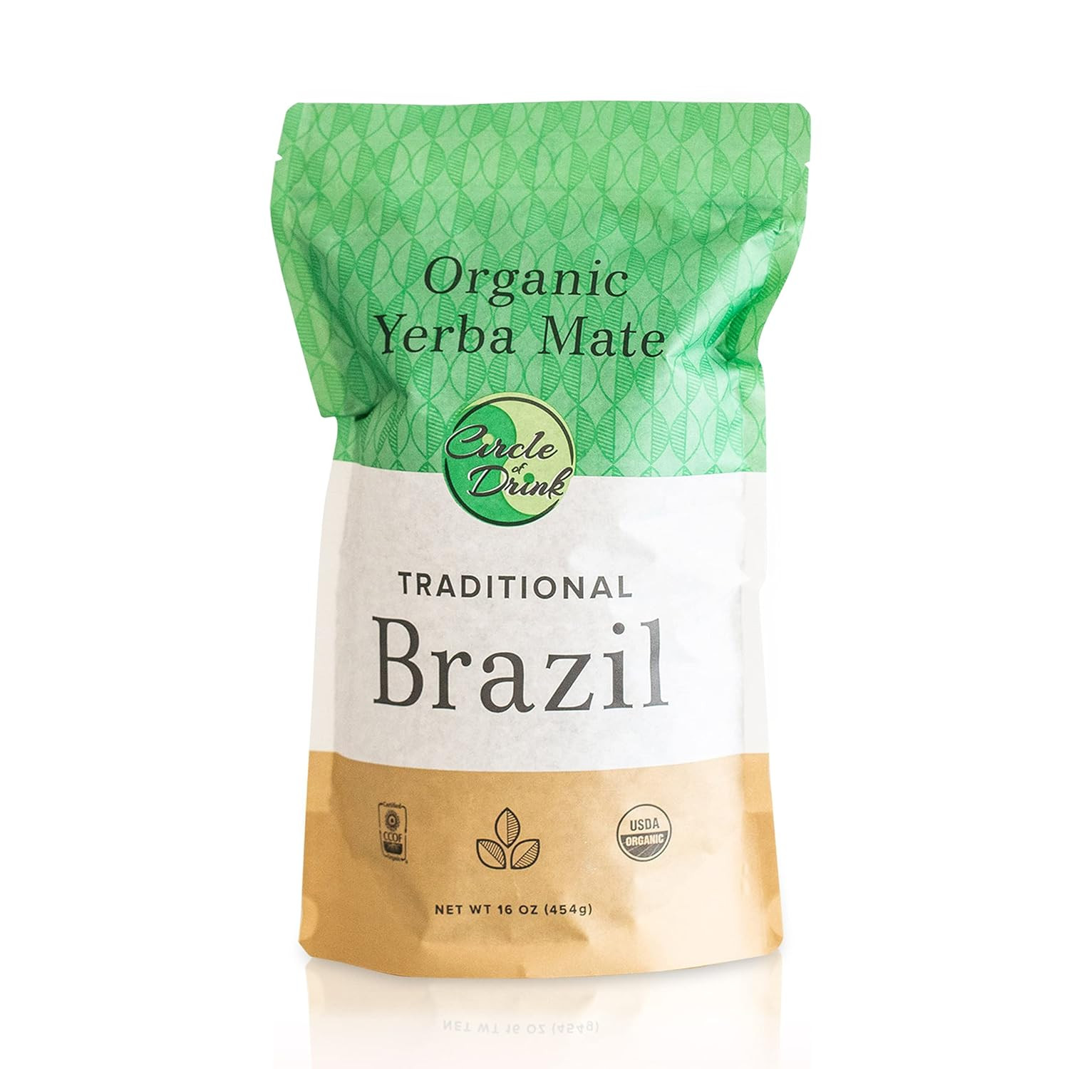 Brazil Traditional Yerba Mate Tea – 100% Certified Organic – Rainforest Shade Gr