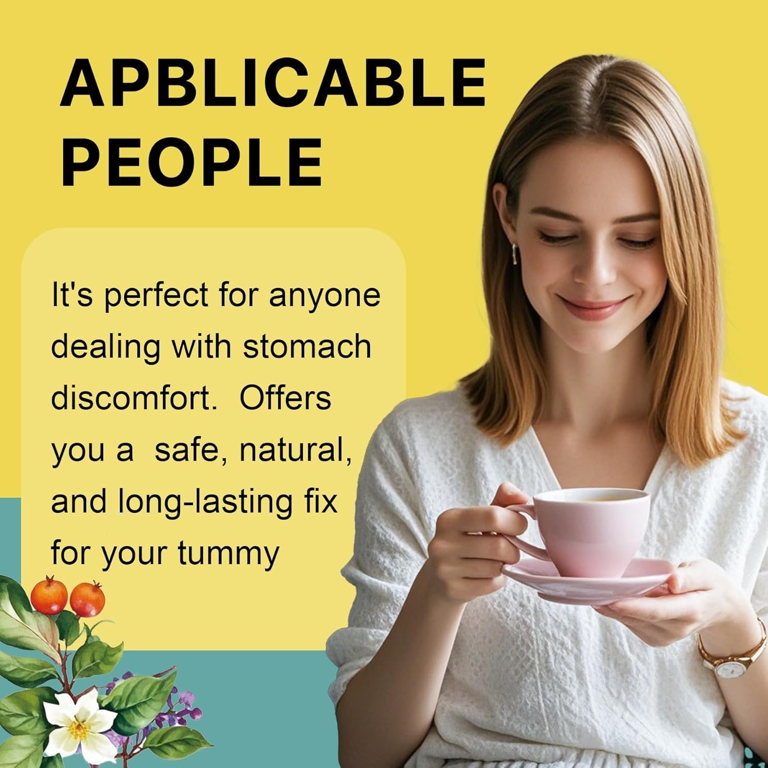 Natural Ulcer Healing Tea – 20 Pcs for Healthy Digestion & Stomach Relief