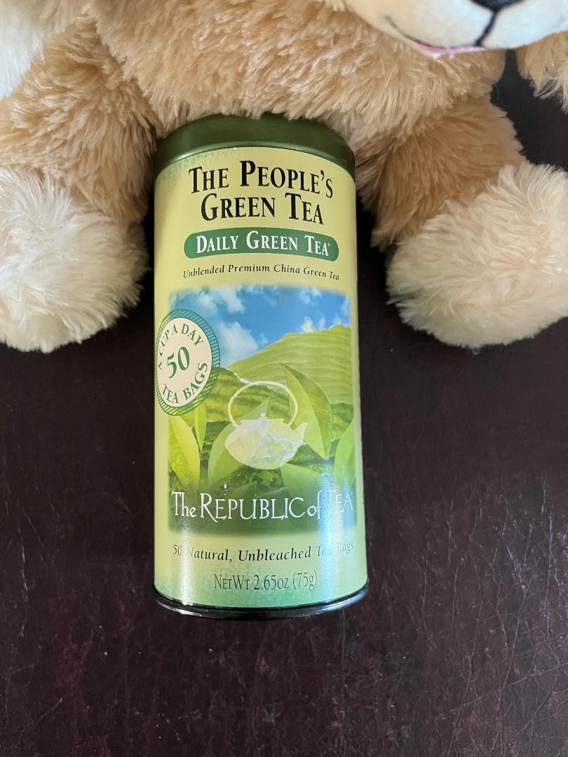 The Peoples Green Tea, 50 Tea Bags, Tin | Gourmet Tea | Caffeinated EX10/27
