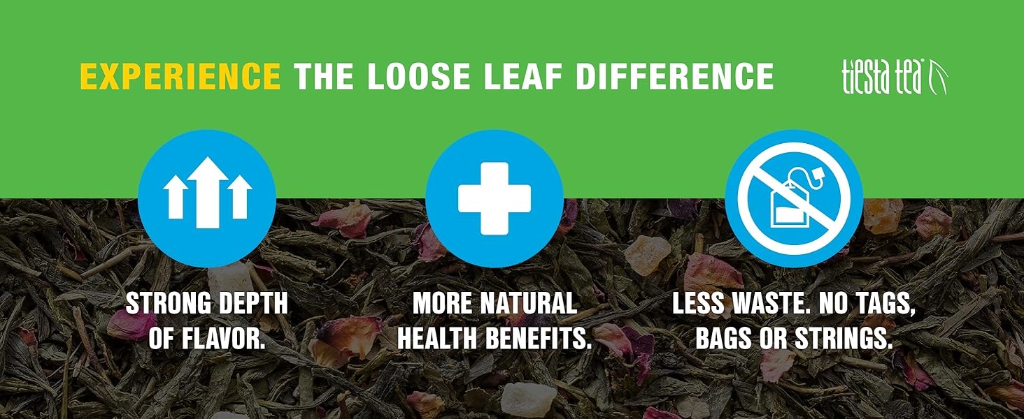 Fruity Paradise, Strawberry Pineapple Green Tea, Premium Loose Leaf Blend,