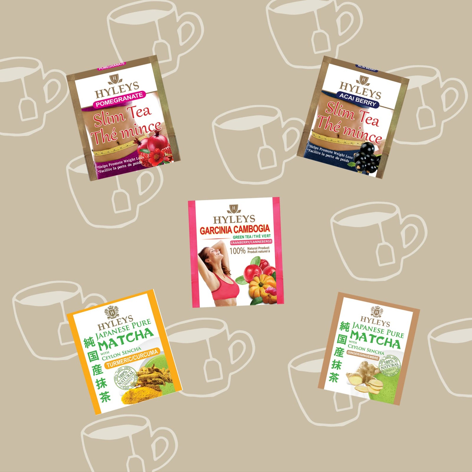 14 Day Weight Loss Tea – 42 Tea Bags – Garcinia Cambogia Matcha Green Te