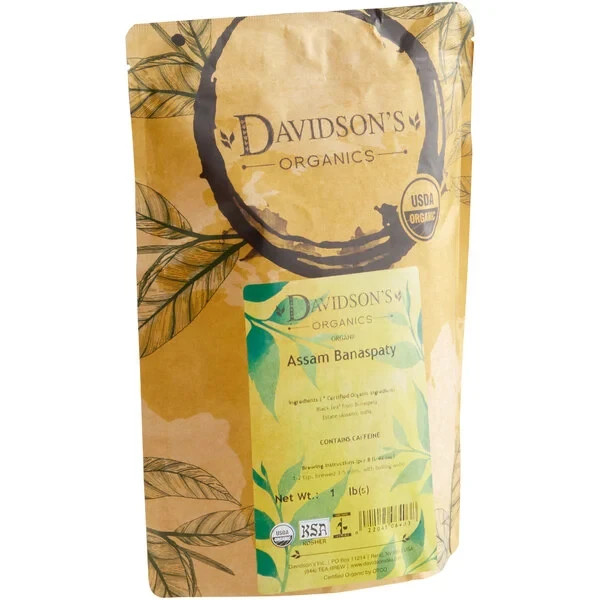 Davidson’s Organics, Assam Banaspaty, Loose Leaf Tea, 16-Ounce Bag