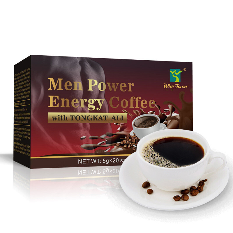 Ginseng Coffee Maca Coffee Men Power Energy Coffee Active Instant Black Coffee