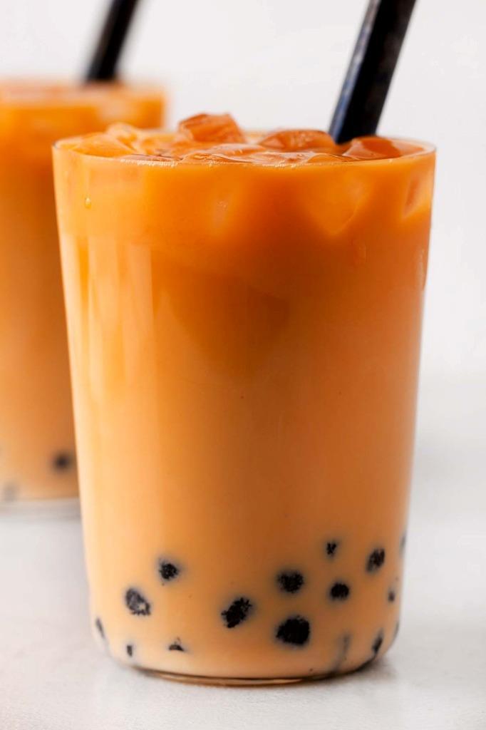 Boba Bubble Tea DIY Kit DeDe THAI TEA, WFY Instant Black Tapioca Pearls & Straws
