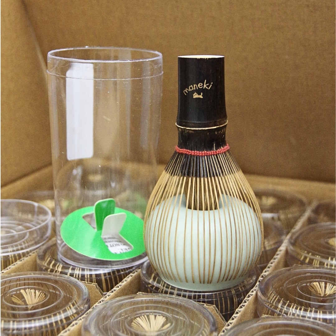 US SELLER — Shirotake Shin 100-Prong Chasen Handcrafted Bamboo Matcha Tea Whisk