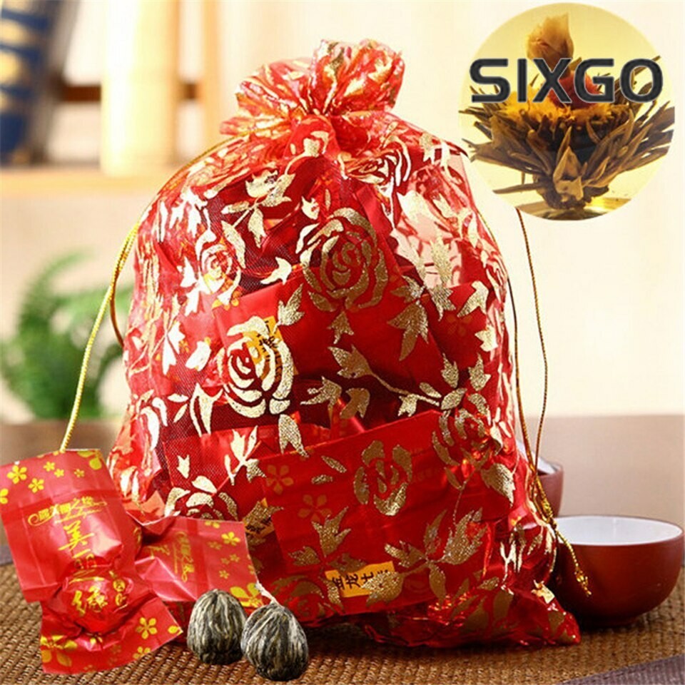 130g 16 Types Handmade Blooming Flower Tea Blooming Tea Balls Flowering Tea