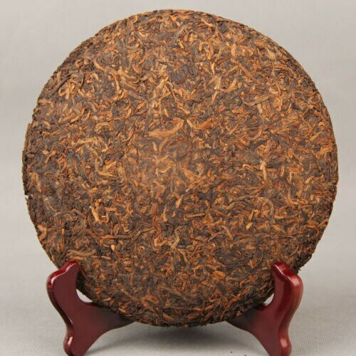 2017 Yunnan Puer GongTing Golden Bud Pu-erh Tea Cake 357g Pu’er Cooked Ripe Tea