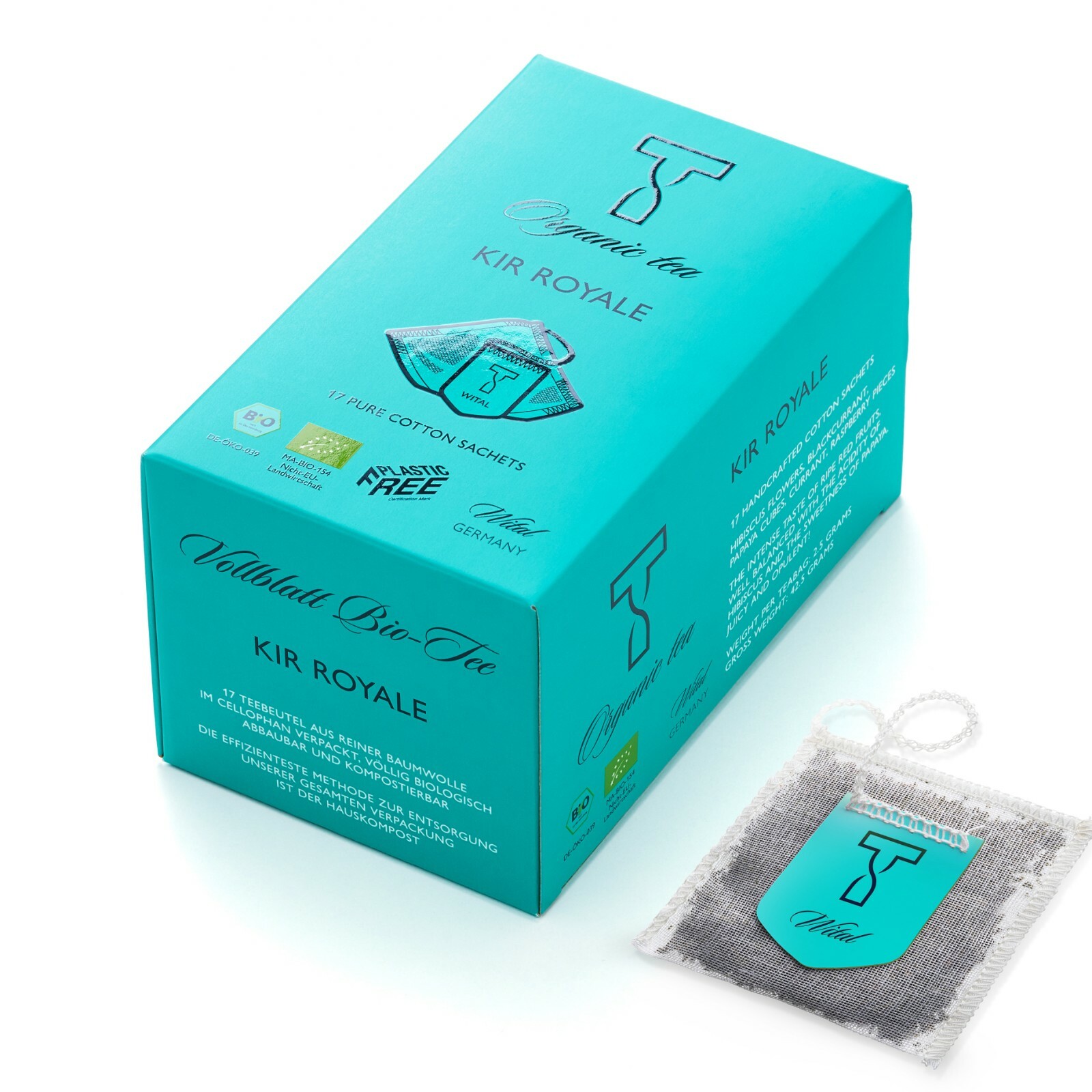 Bagged Organic Fruit Tea – Hand Sewn Natural Flavouring Plastic & Caffeine Free