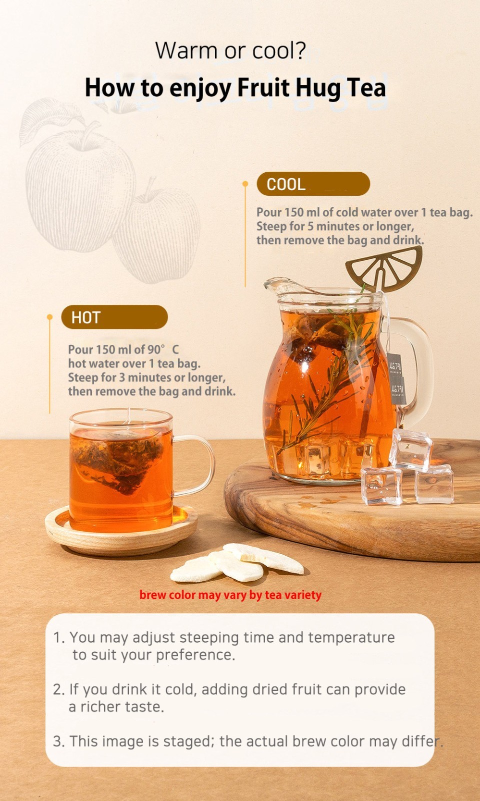 Ssanggye Fruit Hug Tea Bags 10ct – Choose 1