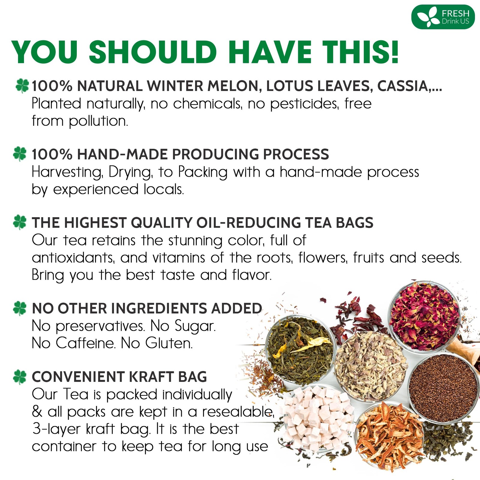 , 15 Packs of Oil Reducing Tea, Oil Cleansing for Liver, 10 Herbal Ingredient…
