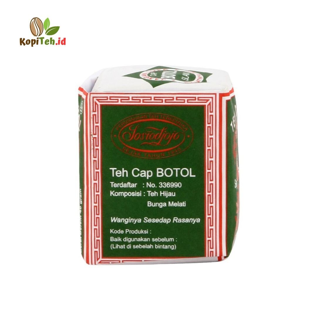 4 x 40gr TEH CAP BOTOL HIJAU JASMINE GREEN TEA POWDER FROM INDONESIA