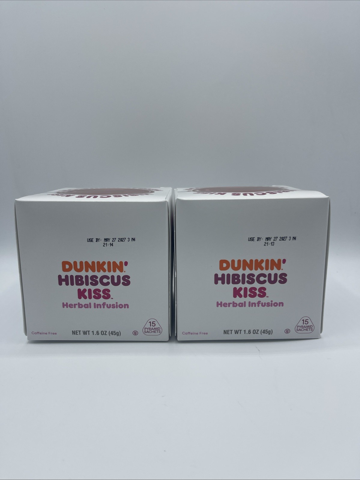 Dunkin Donuts Hibiscus Kiss Tea -Lots Of 2 -EXP 05/2027