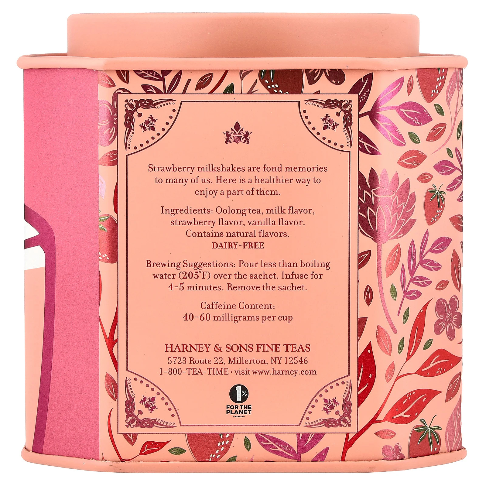 Oolong Tea, Strawberry Milkshake , 30 Sachets, 2.67 oz (75 g)
